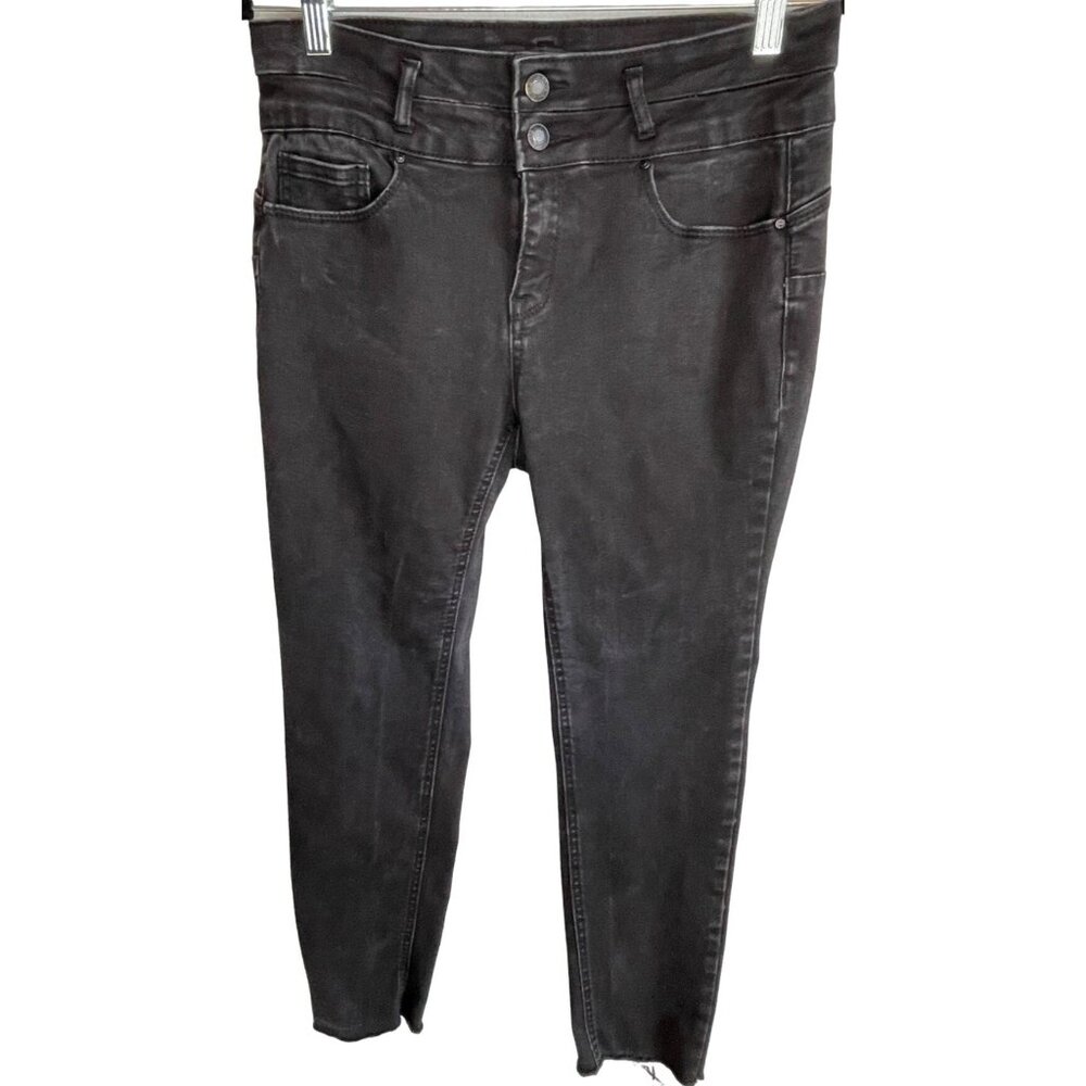 Wax Jeans Soft Stretchy Skinny Straight Denim Jeans Raw Hem Juniors‎ 13